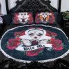 Drop Dead Gorgeous Bite Me Round Blanket Home & Gifts 1 Drop Dead Gorgeous Bite Me Round Blanket Home & Gifts