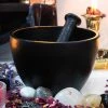TB Witchcraft Black Cast Iron Mortar & Pestle