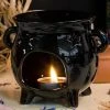 Cauldrons Home Decor Black Cauldron Oil Burner