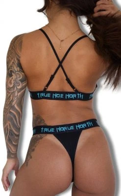 True North Collective Black Loungewear Thong