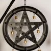 TB Home & Gifts Black Pentagram Wind Chime 1 TB Home & Gifts Black Pentagram Wind Chime