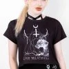 Tragic Beautiful Clothing Black Phillip Crop Tee