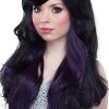 Rockstar Wigs Black & Violet Downtown Girl Wig