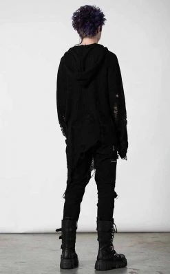 Killstar Clothing Blitzed Hooded Sweater