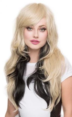 Rockstar Wigs Blonde & Black Downtown Girl Wig Beauty