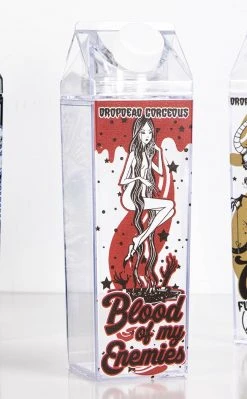 Drop Dead Gorgeous Blood Of My Enemies Milk Carton Drink Bottle 7 Drop Dead Gorgeous Blood Of My Enemies Milk Carton Drink Bottle