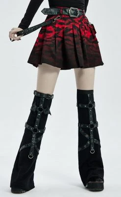 Punk Rave Bloodsucker Legwarmers | Black