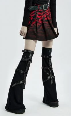 Punk Rave Bloodsucker Legwarmers | Black
