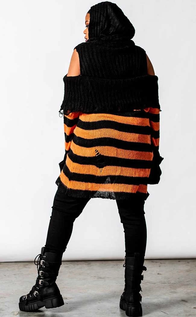 Killstar Bootiful Hooded Knit Sweater Clothing 7 Killstar Bootiful Hooded Knit Sweater Clothing