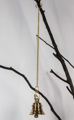 TB Witchcraft Brass Bell On Chain