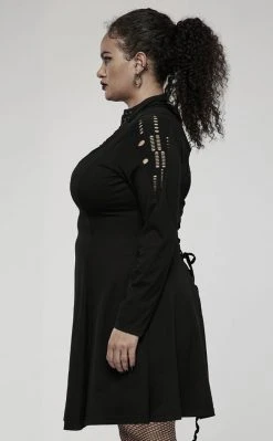 Punk Rave Break Free Long Sleeve Dress | Plus Size