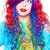 Rockstar Wigs Bright Rainbow Rock Long Curly Wig Beauty 1 Rockstar Wigs Bright Rainbow Rock Long Curly Wig Beauty