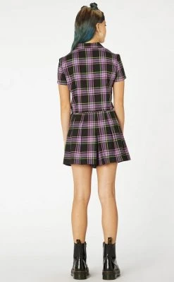 Black Friday Clothing Bright Tartan Blouse