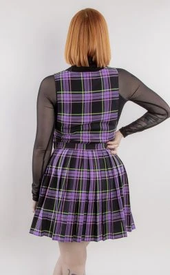 Black Friday Bright Tartan Pinafore Clothing
