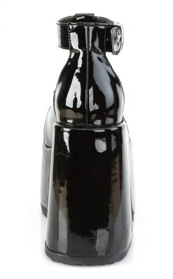 Demonia CAMEL-103 Black Patent Platform Mary Janes Shoes