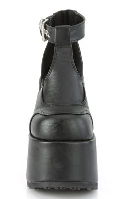 Demonia Shoes CAMEL-103 Vegan Leather Platform Mary Janes