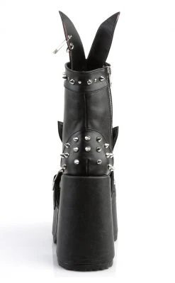 Demonia CAMEL-202 Black Bunny Boots