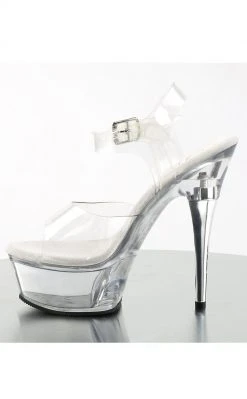 Pleaser CAPTIVA-608 Clear Heels