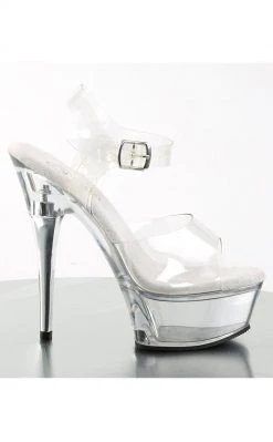 Pleaser CAPTIVA-608 Clear Heels