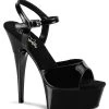 Pleaser Pole Shoes CAPTIVA-609 Black Heels