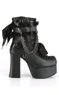 Demonia CHARADE-110 Black Lace Boots 11 Demonia CHARADE-110 Black Lace Boots