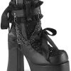 Demonia CHARADE-110 Black Lace Boots