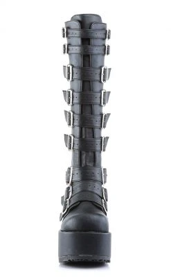 Demonia Shoes CONCORD-108 Black Boots