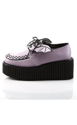 Demonia CREEPER-205 Lavender Vegan Leather Creepers