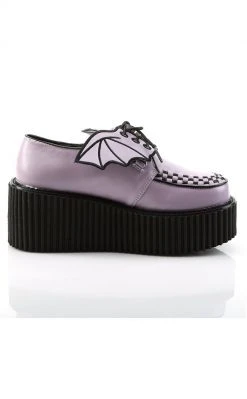 Demonia CREEPER-205 Lavender Vegan Leather Creepers