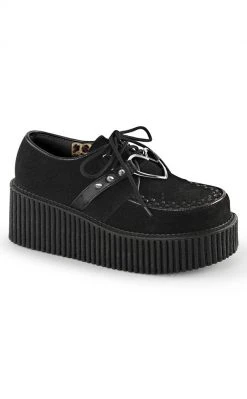 Demonia CREEPER-206 Black Creepers Shoes