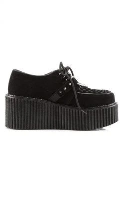 Demonia CREEPER-206 Black Creepers (Last Pair: Size 7) Shoes 11 Demonia CREEPER-206 Black Creepers (Last Pair: Size 7) Shoes