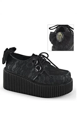 Demonia Shoes CREEPER-212 Black Creepers