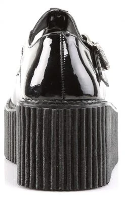 Demonia CREEPER-214 Black Patent Creepers