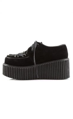 Demonia Shoes CREEPER-216 Black Creepers