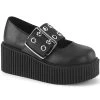 Demonia CREEPER-230 Black Vegan Mary Janes