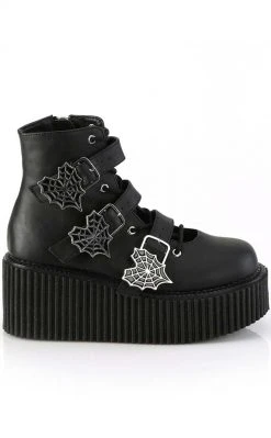 Demonia CREEPER-260 Black Matte Creeper Boots Shoes 11 Demonia CREEPER-260 Black Matte Creeper Boots Shoes