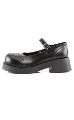 Demonia Shoes CRUX-07 Black Mary Janes