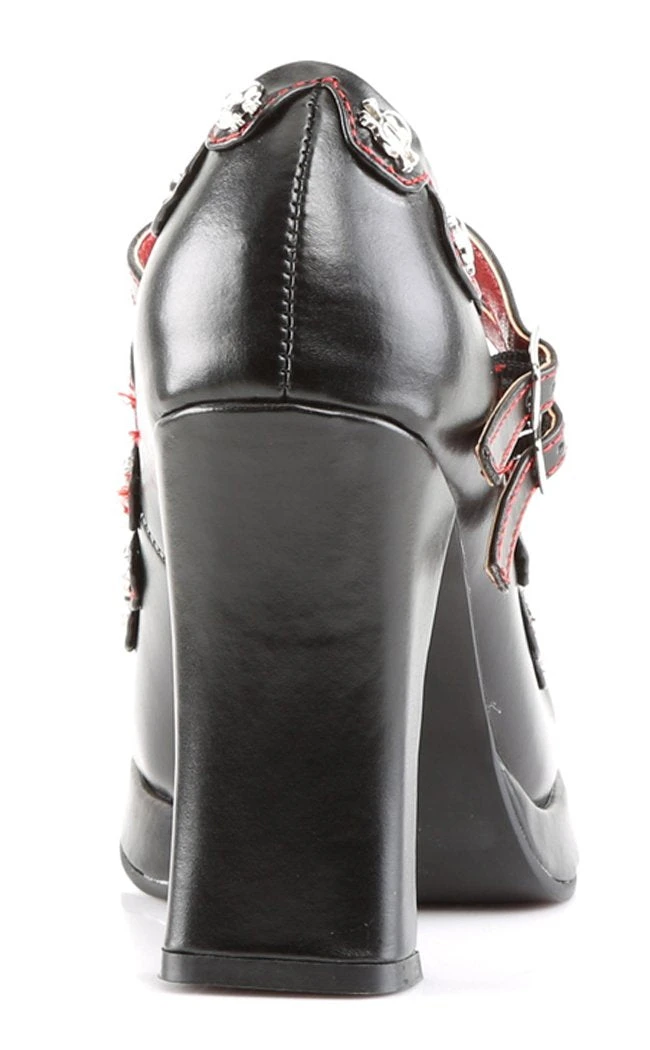 Demonia CRYPTO-06 Black Heels 6 Demonia CRYPTO-06 Black Heels
