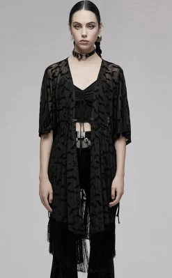 Punk Rave Carmilla Mesh Kimono