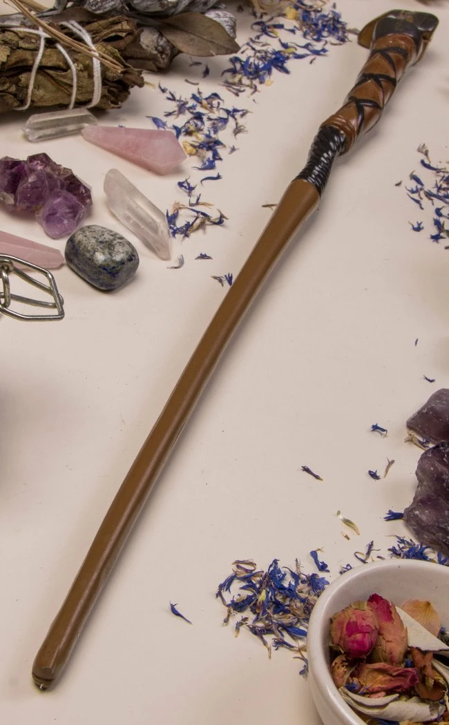 Crystals Carved Crystal Wands | Tiger's Eye Home Decor 7 Crystals Carved Crystal Wands | Tiger's Eye Home Decor