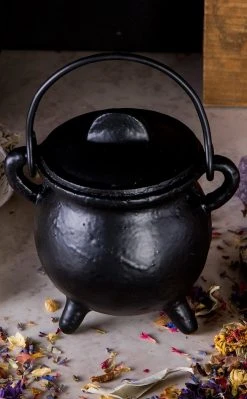 Cauldrons Cast Iron Cauldron With Lid Witchcraft