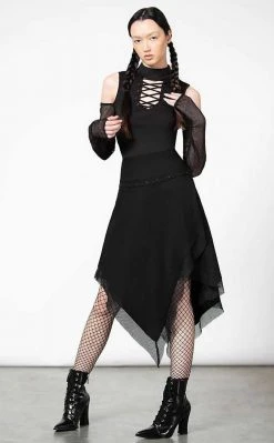 Killstar Clothing Catryna Asymmetrical Skirt