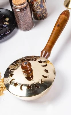 The Haunted Mansion Ceremonial Smoking Pan | Brass