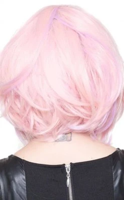 Rockstar Wigs Champagne Pink Bobbed Wig Beauty 9 Rockstar Wigs Champagne Pink Bobbed Wig Beauty