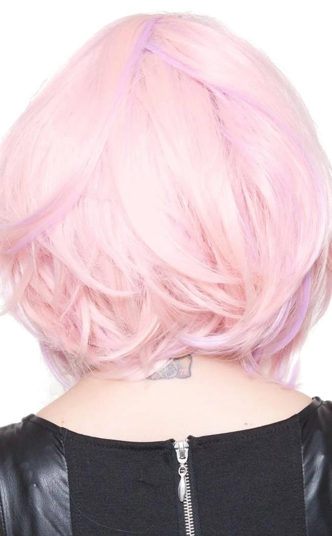 Rockstar Wigs Champagne Pink Bobbed Wig Beauty 6 Rockstar Wigs Champagne Pink Bobbed Wig Beauty