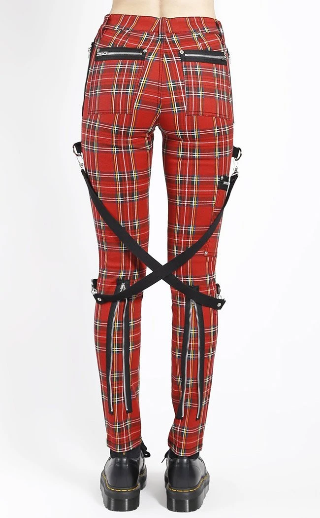 Tripp NYC Clothing Chaos Tartan Bondage Pants 5 Tripp NYC Clothing Chaos Tartan Bondage Pants