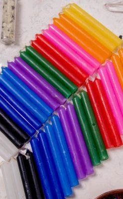 Chime Spell Candles 20 Pack - Yellow