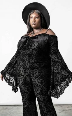 Killstar Choronzon Bardot Top Clothing