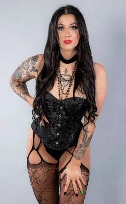 Tragic Beautiful Clothing Christine Brocade Corset