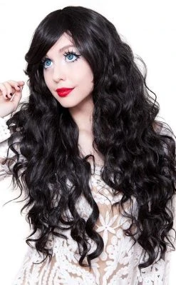 Rockstar Wigs Beauty Classic Wavy Black Wig